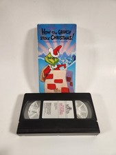 Dr Seuss How the Grinch Stole Christmas Animated Movie 1988 VHS Karloff, Seuss