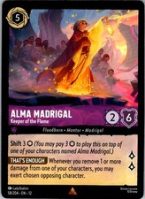 Alma Madrigal - Keeper of the Flame 58/204 Rare Wilds Unknown Lorcana Near Mint