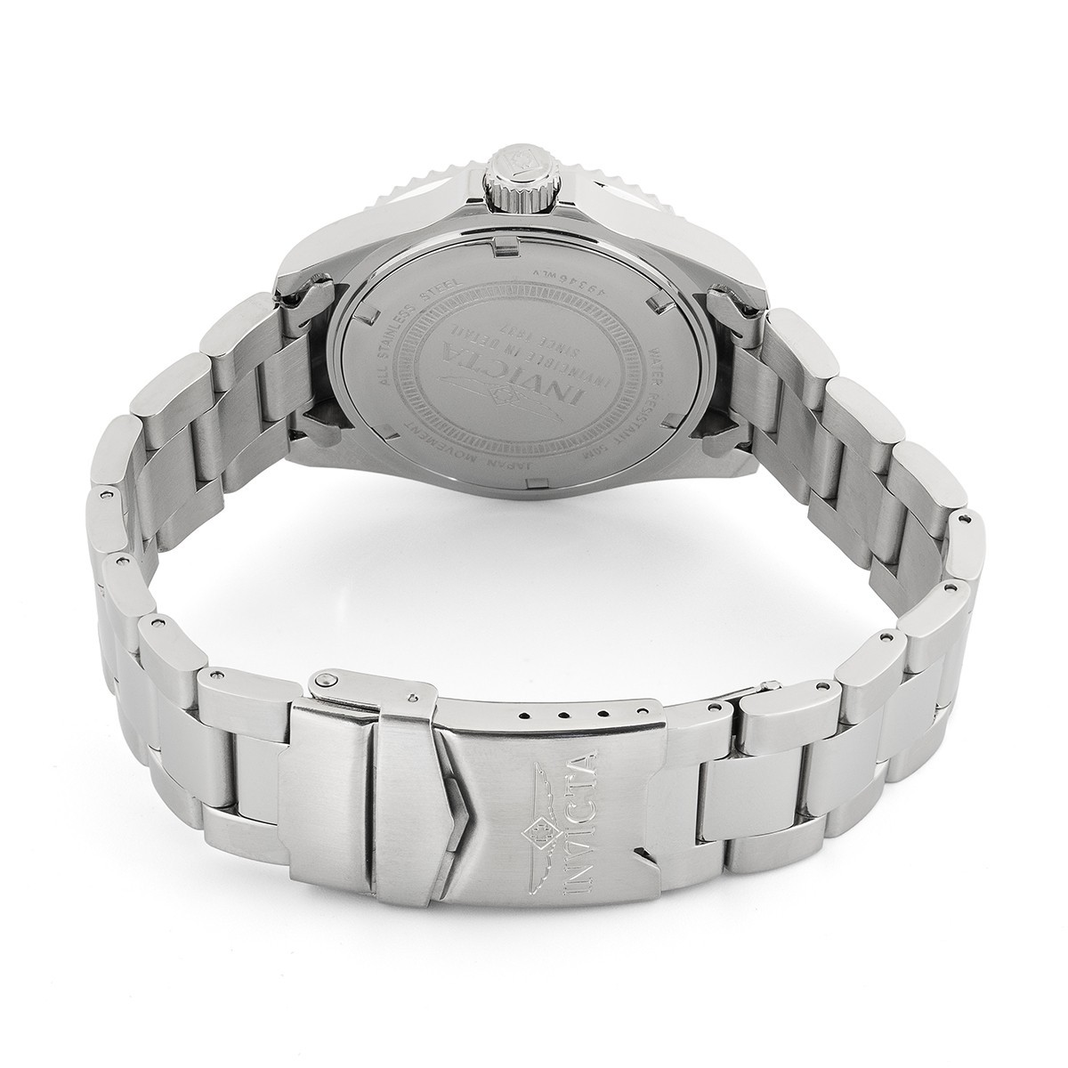 $199 Invicta Specialty Men's Silver Green Quartz 41mm Steel Watch