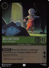 Bellwether Master Manipulator Foil 82/204 Whispers in the Well Lorcana 001221