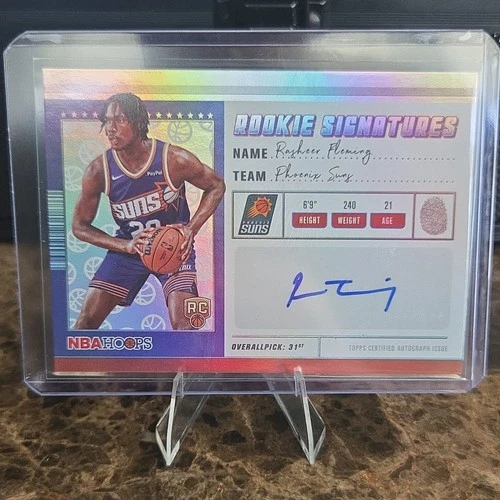 2025 Topps Signature Rasheer Fleming Base (RAW)