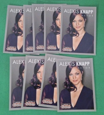 Lot 9 Alexis Knapp 2015 Panini Americana Trading Cards #52 Pitch Perfect 