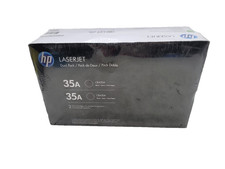 Lot of 2 HP LaserJet 35A CB435A Black Toner Cartridge