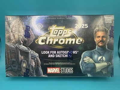 2025 Topps Chrome Marvel Studios Edition Hobby Box Factory Sealed MCU Galactus