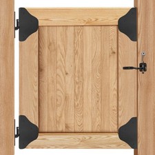 ULTDIYER Anti Sag Gate Frame Kit with Latch - Updated 90 1 set, Black