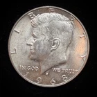 40% Silver 1968 Kennedy Half Dollar - 06-62