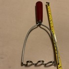 Vintage Red Handled Potato Avocado Masher 8.75” Stainless Steel  USA — photo 2