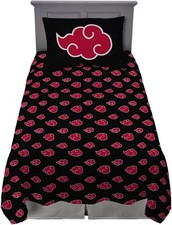 Franco Naruto Akatsuki Anime Bedding Super Soft Microfiber Twin XL,