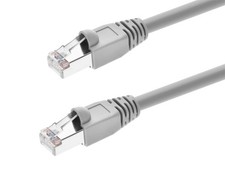 Cat5e Ethernet Patch Cable RJ45 Stranded 350Mhz STP Copper Wire 24AWG 3ft Gray