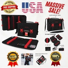 Multicolor Marker Organizer Case – 108 Slots with Zipper Pocket & Carry Handle