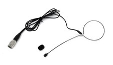 Single Earhook Headset Mic w/ 4 pin mini XLR for Audio-Technica Wireless NEW