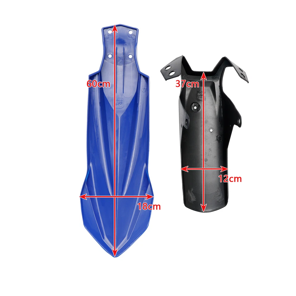 High Front Fender Mudguard Fairing For Yamaha Tenere 700 2019-2024 19 Blue - Изображение 2 из 4