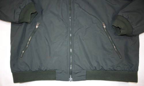 L.L. Bean Jacket Men's 2XL Tall Warm Up Bomber Fleece Lined Dark Green - Picture 2 of 9