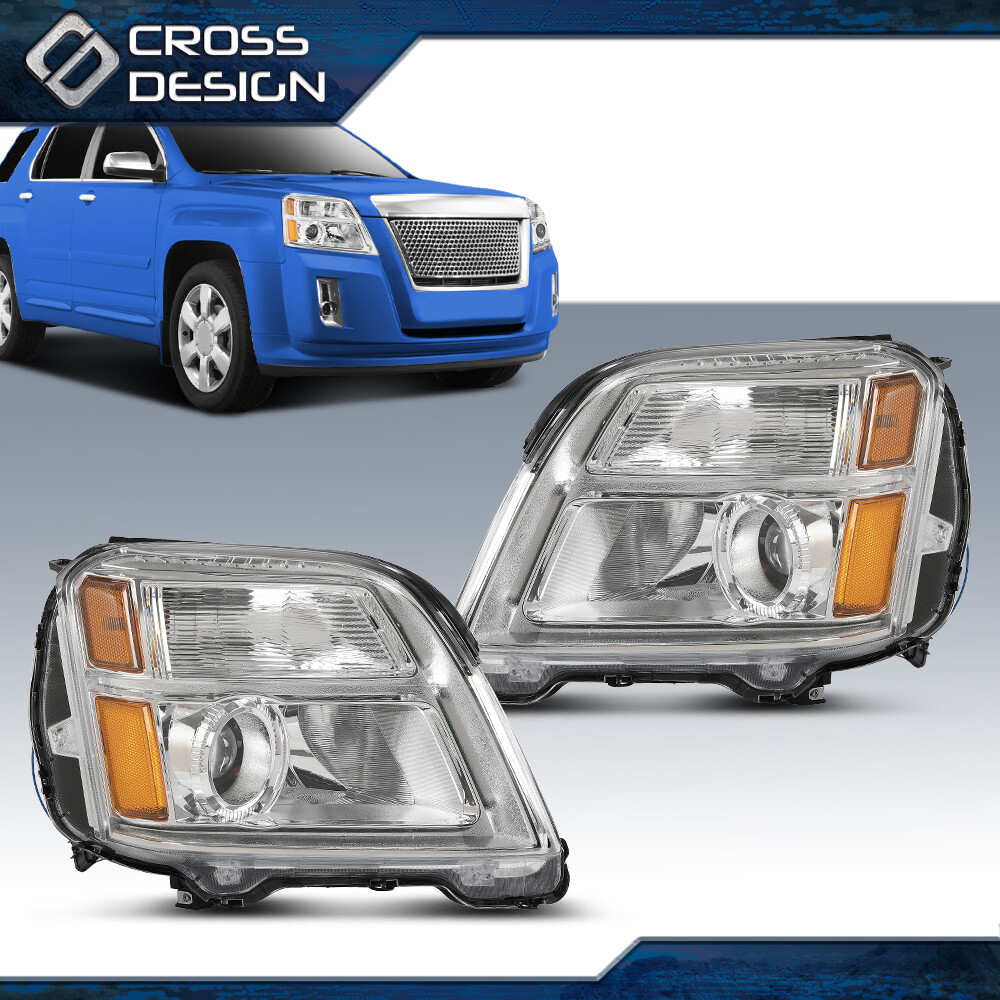 2010-2015 GMC Terrain SL/SLT/SLE Projector Headlight Kit with Bulbs and Socket-image