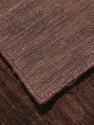 Eco-Friendly Hand Knotted Loom Wool Area Rug Solid Brown BBH Homes BBL00111L0004 - Picture 79 of 228