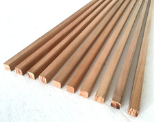 Hardwood Timber Rounded Beading 10 Red Grandis 20mm x 20mm 1200mm Window Craft