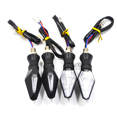 4x Universal LED Motocycle Turn Signal Indicator Lights Blinker Super Bright