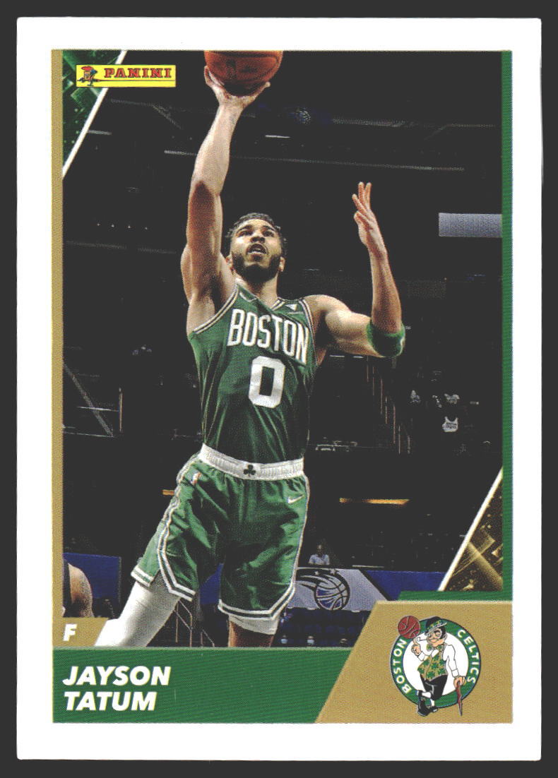 Jayson Tatum #36 2021-22 Panini NBA Sticker & Card