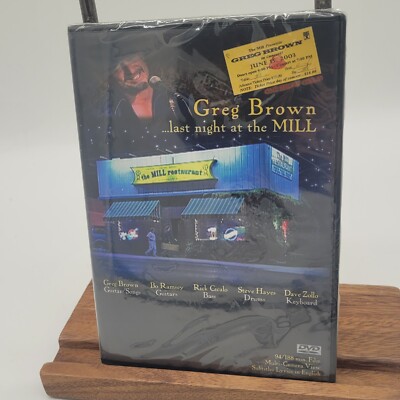 ***Rare New Sealed*** Greg Brown Last Night At The Mill DVD Bo Ramsey Dave Olive