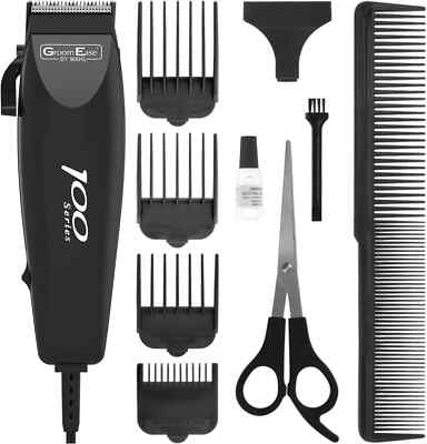 Wahl 100 Series 10 Piece Hair Cutting Kit Mains Clipper Trimmer Kit 79233-917
