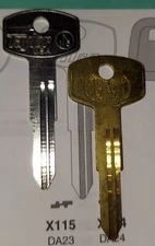 Datsun, Nissan, Suburu, X115, DT21, DAT9, DA23, DA6, Vintage Key Blank.