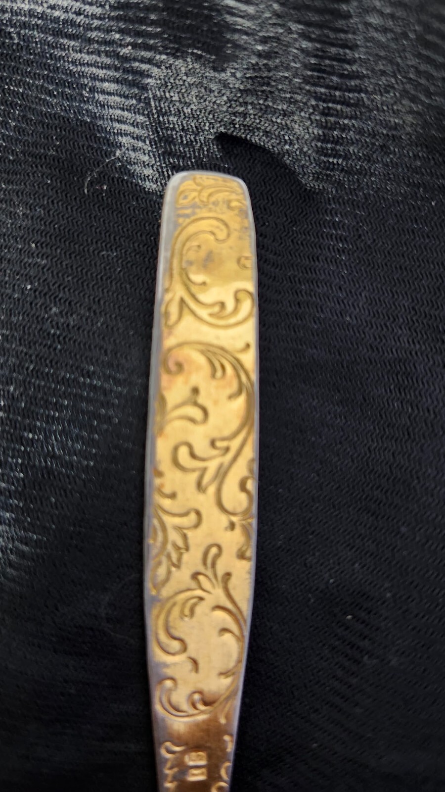 International Silver Co Americana Golden Heritage Golden Scroll Spoon image 7