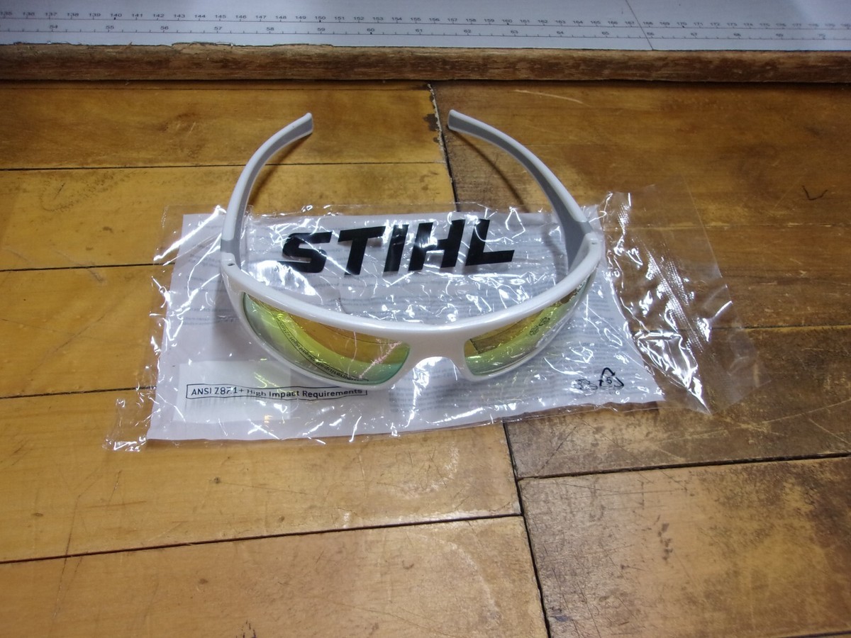 Genuine Stihl Sunglasses White Ice - Orange Mirror 7010-884-0367
