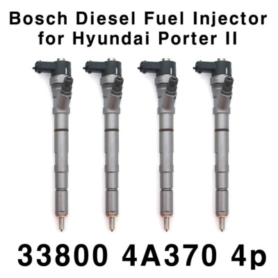 CRDI Diesel Fuel Injector 338004A370 4p Set for Hyundai Porter II 2006+