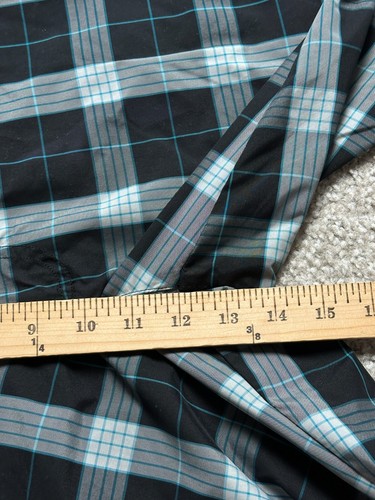 Callaway Herrenshorts 36 schwarz blau kariert vorne flach 10" Schrittlänge Golf Freizeit - Bild 6 von 10