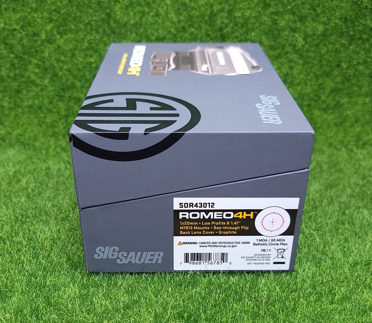 Sig Sauer ROMEO4H Red Dot Sight 1x20mm Mounts Illum Reticle