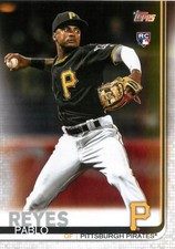 Pablo Reyes RC 2019 Topps Series 2 Baseball Rookie Card #498 Pittsburgh Pirates