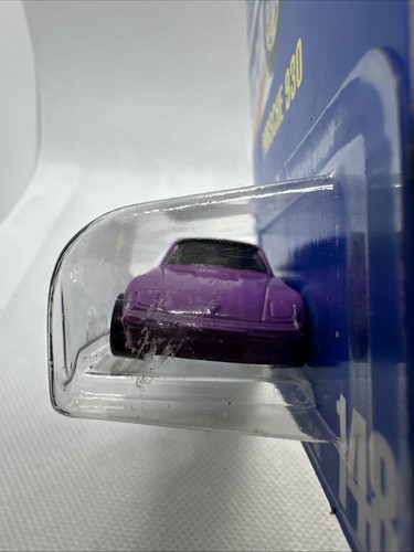 Hot Wheels 1991 Porsche 930 #148 blue card purple - Picture 5 of 10