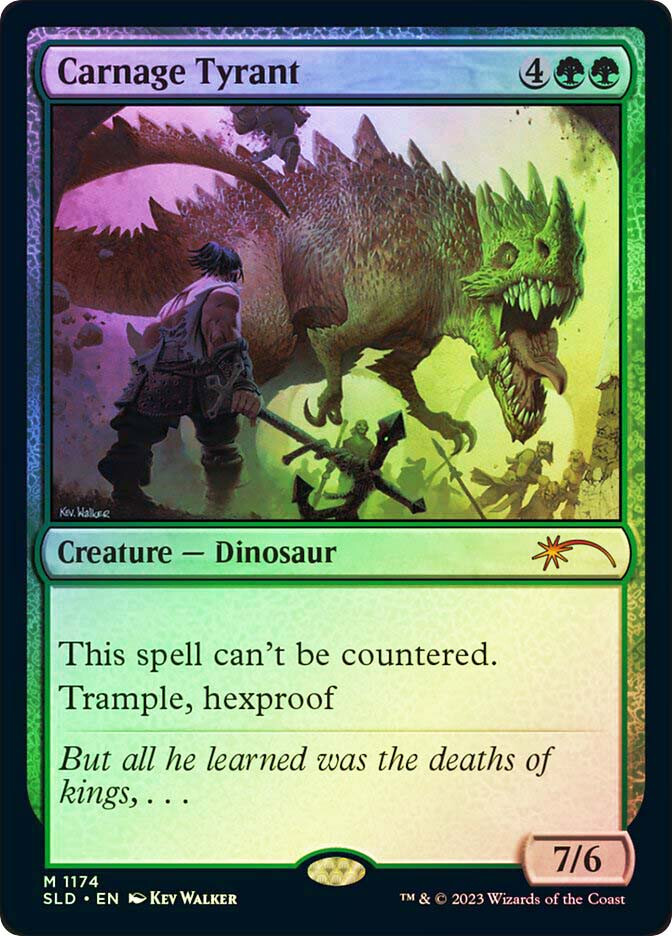 MTG FOIL Carnage Tyrant Secret Lair  - Secret Lair