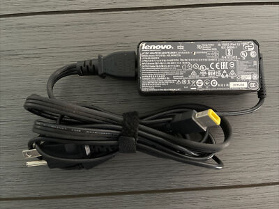 Genuine Lenovo 45W 20V 2.25A AC Adapter ADLX45NCC3A ADLX45NCC2A with Power Cord