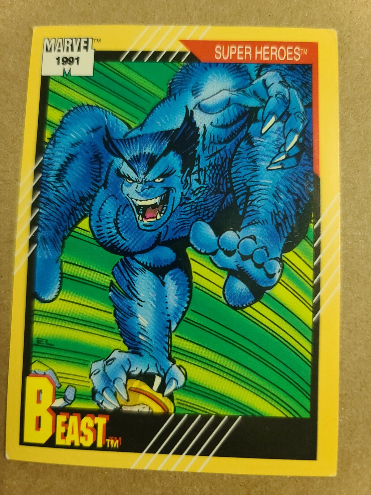 Beast Marvel Trading Card "Super Heroes" 1991 Card 40 eBay