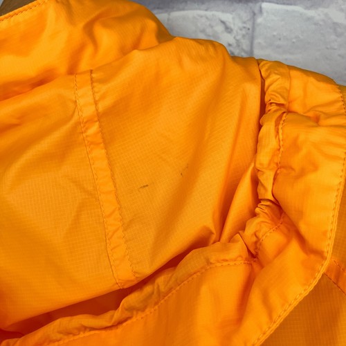 L.L. Bean Women's Large L Orange Trail Model Rain Hooded Jacket Full Zip Nylon - Picture 7 of 7