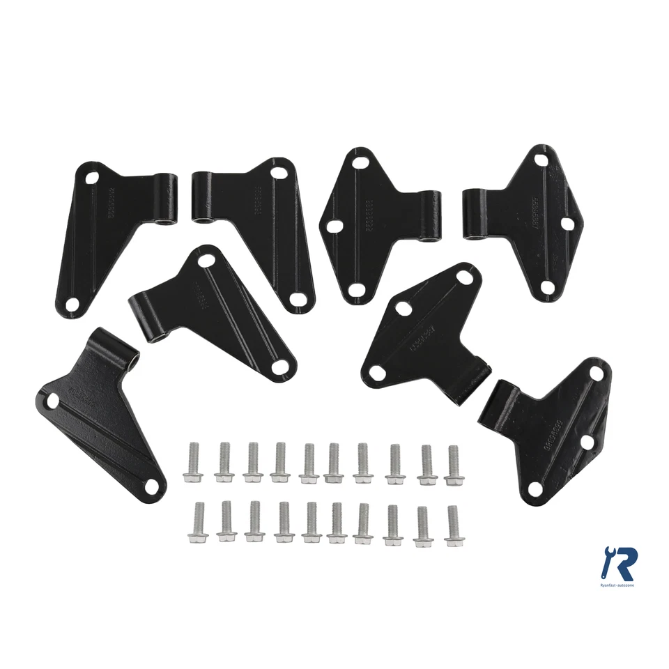 Juego de bisagras de carrocería negras de alta resistencia aptas para Jeep Wrangler JK 2007-2018 2 puertas  Foto 3 de 4