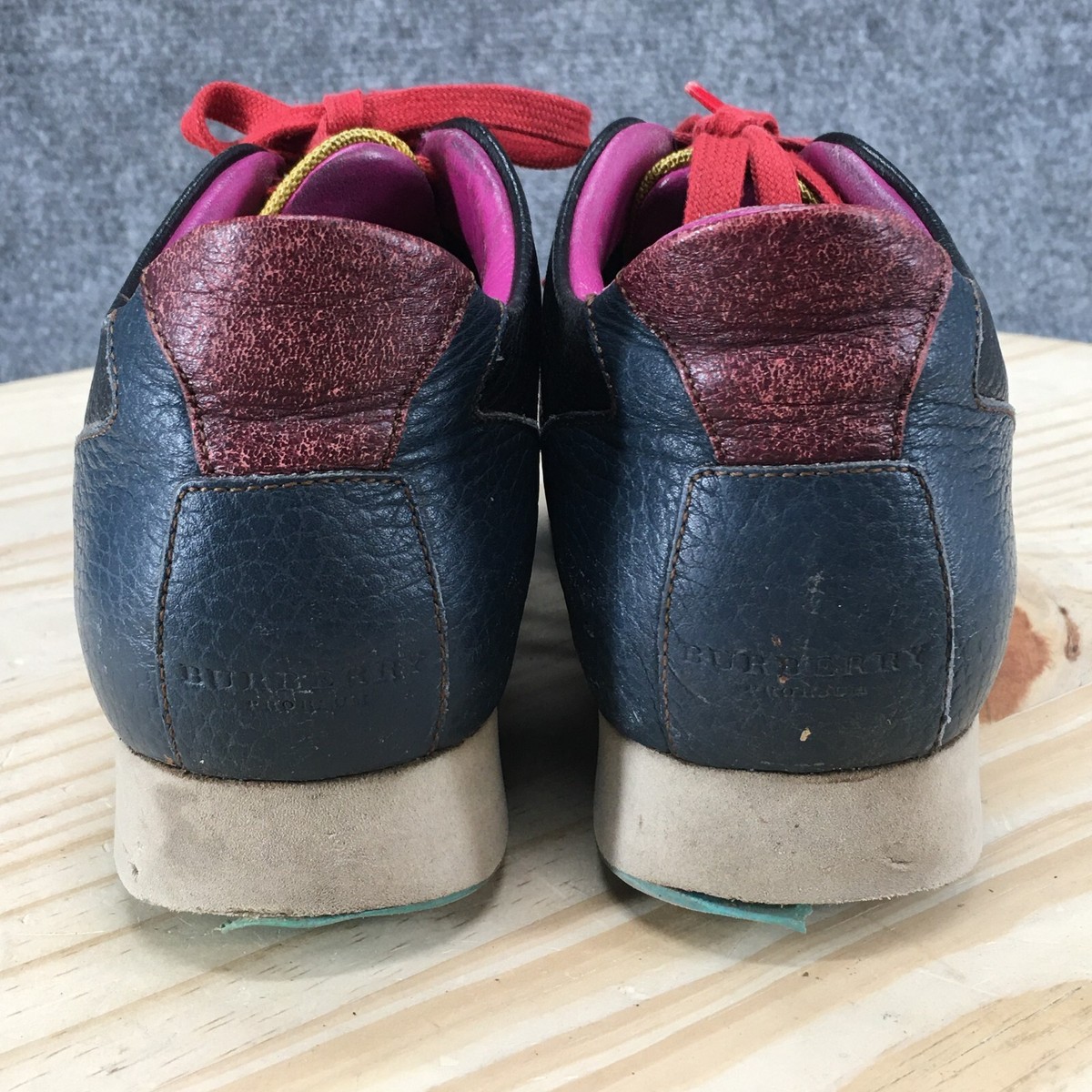Burberry Shoes Womens 38 The Field Colorblock Sneaker