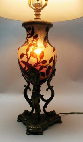 Lampe Berger Art Déco Ancienne, Verre à Facettes Translucide, N°2 / N°46, Fabrication Française