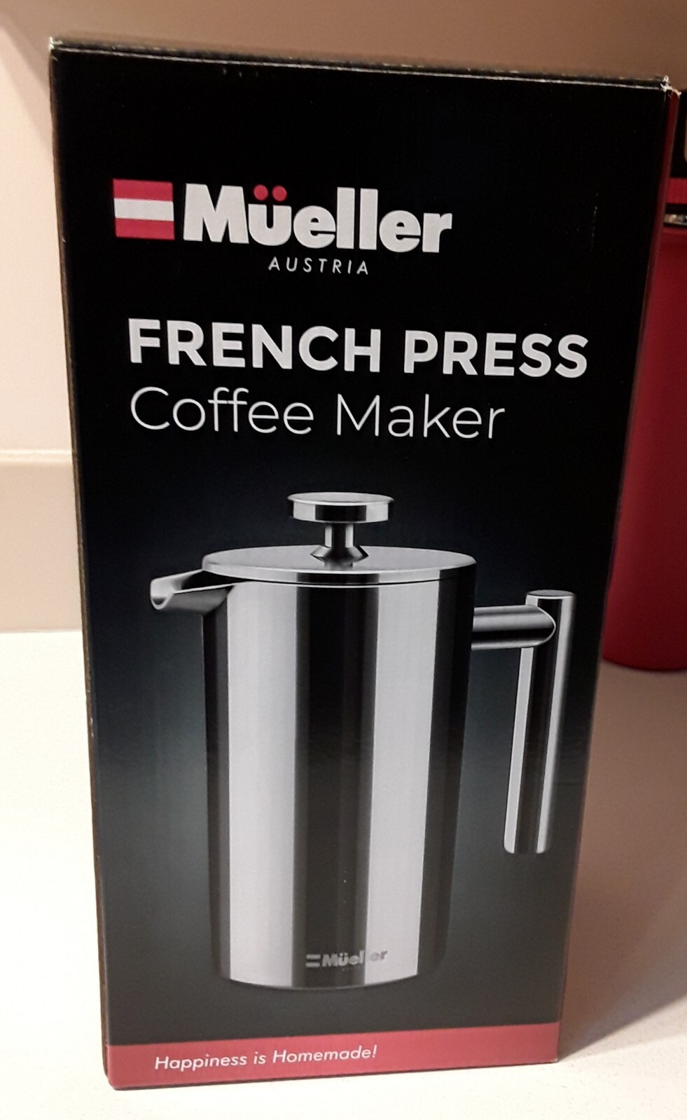 Mueller French Press Double Insulated 310 Stainless Steel Coffee Maker