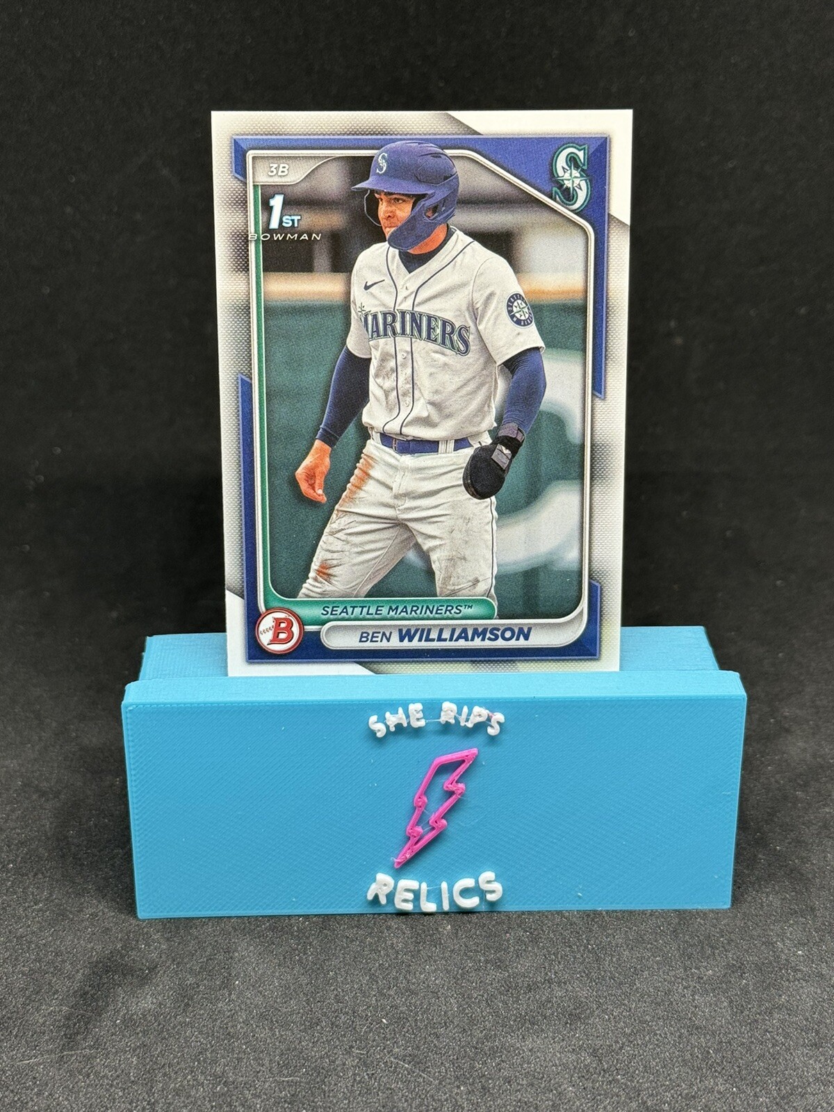 2024 Bowman - Chrome 1st Bowman Ben Williamson #BCP-67 (RC)  Seattle Mariners