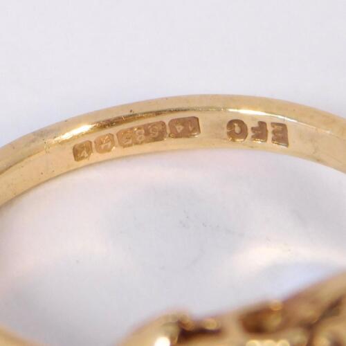 FANTASTIC 14K SEED PEARL TURQUOISE RING - Picture 10 of 12