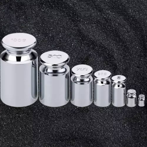 7 PCS Calibration Weights, Scale Weight Set 1g 2g 5g 10g 20g 50g 100g, Carbon