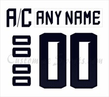 IIHF Team USA WJC Customized Number Kit For 2018 White  Hockey Uniform