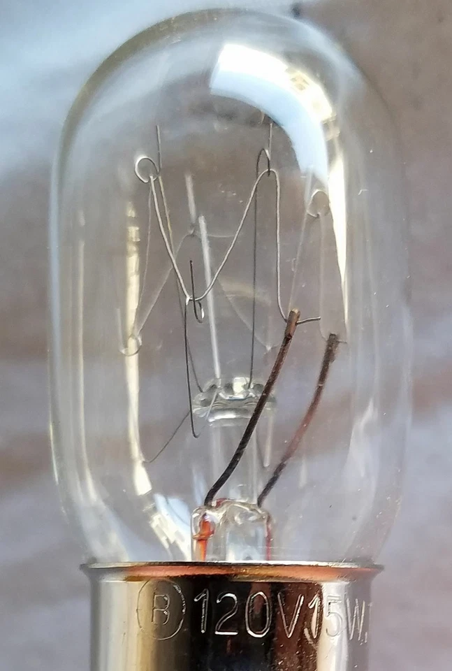 1x Bulbrite Incandesent Appliance Light Bulb Lamp 15W T7 BA15D 120V NEW - Image 4 of 4