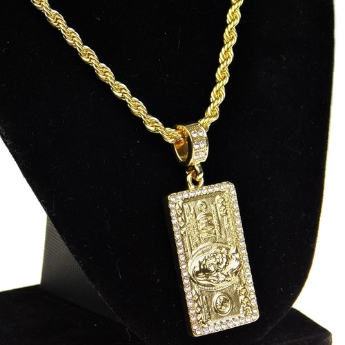 100 Dollar Bill Rope Chain 24\