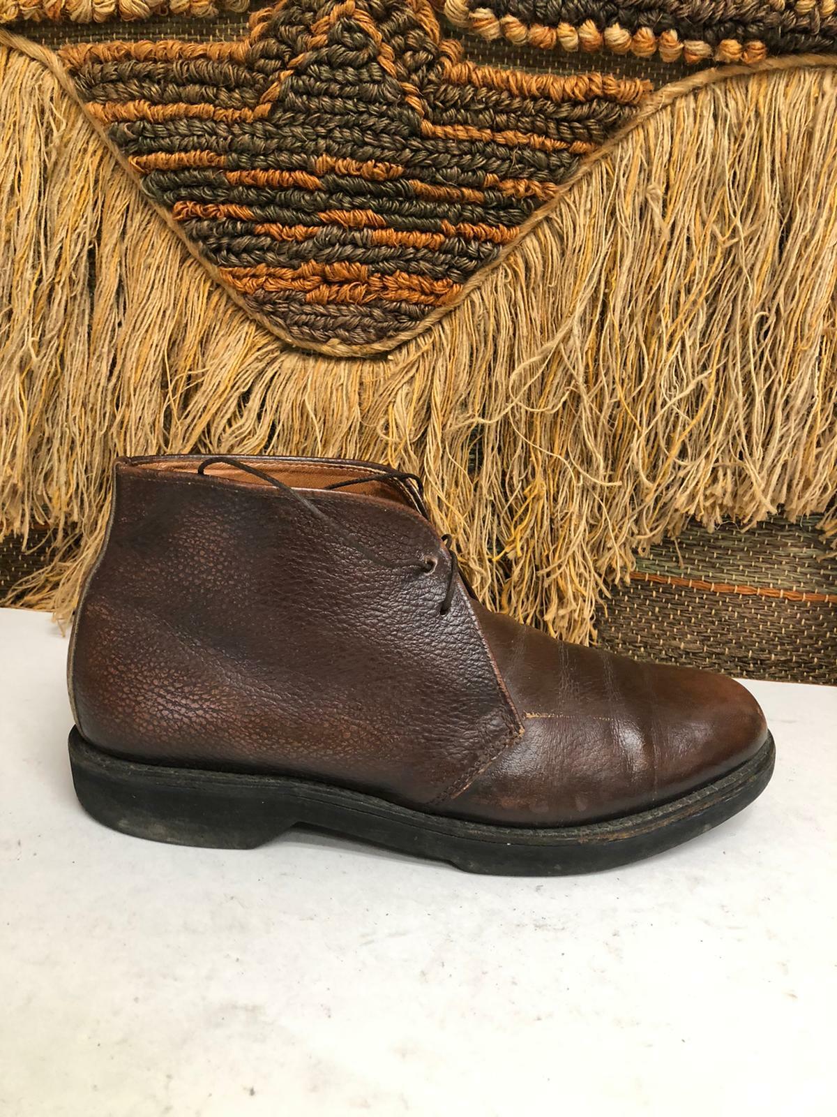 LL Bean Mens brown leather Lace Up 