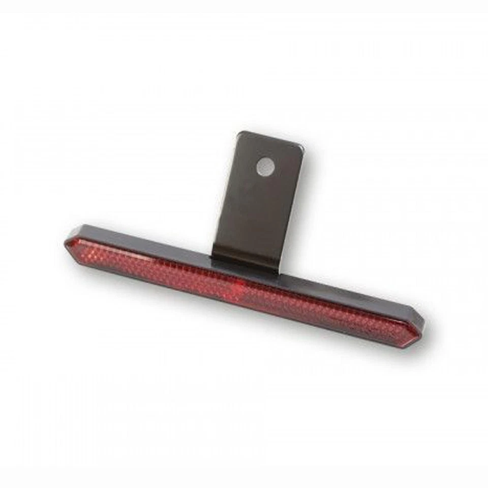 SHIN YO Motorrad Roller Katzenauge Rückstrahler + Halter 132x13mm E-geprüft