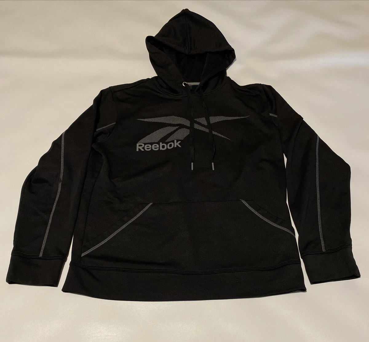 Reebok sweatshirt black new arrivals