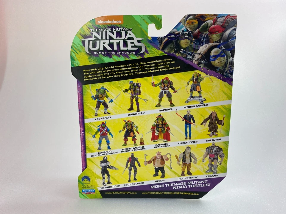 Disfraz de Pirata Miguel Ángel TMNT Tortugas Ninja Fuera de las Sombras Figura Nuevo Foto 2 de 2
